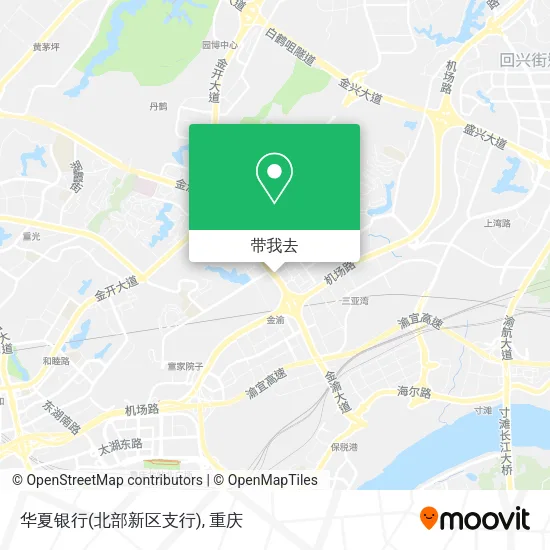 华夏银行(北部新区支行)地图