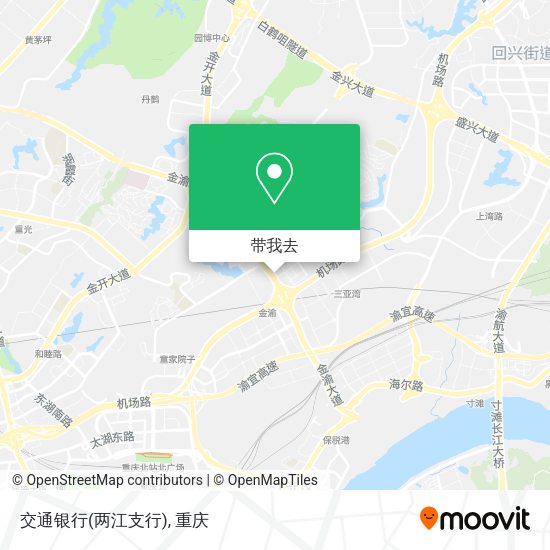 交通银行(两江支行)地图