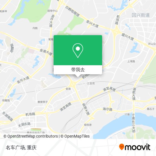 名车广场地图