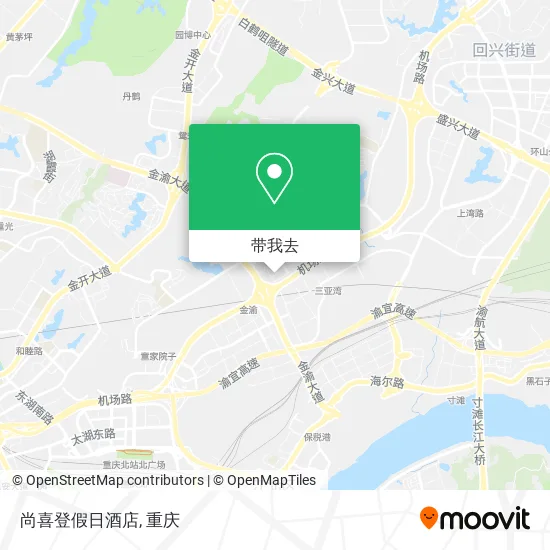 尚喜登假日酒店地图