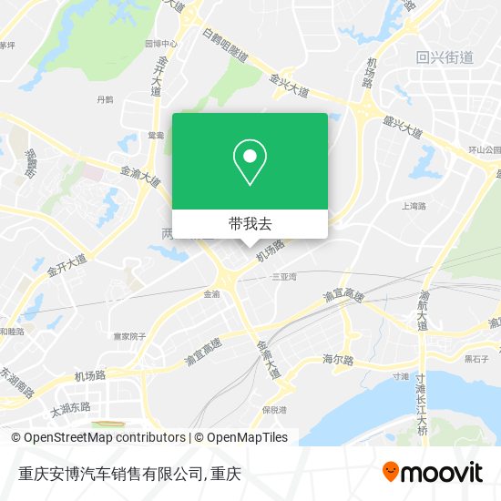 重庆安博汽车销售有限公司地图