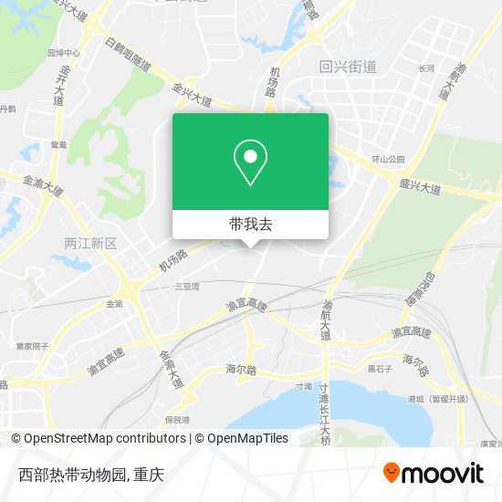 西部热带动物园地图