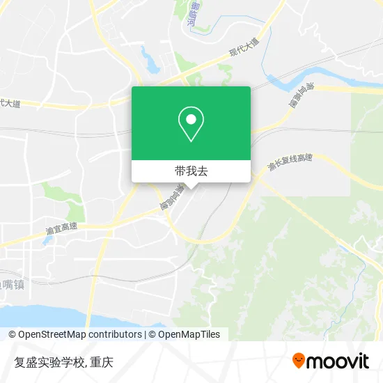 复盛实验学校地图