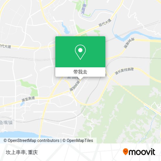 坎上串串地图