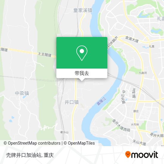 壳牌井口加油站地图