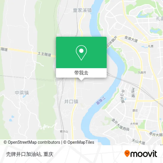 壳牌井口加油站地图