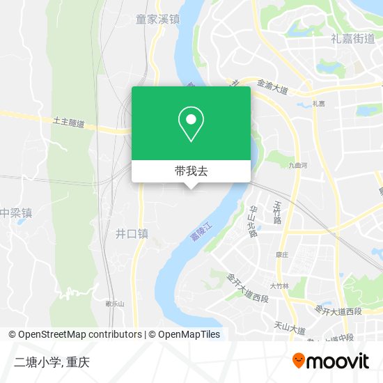 二塘小学地图