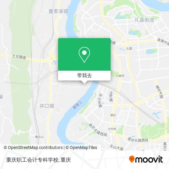 重庆职工会计专科学校地图