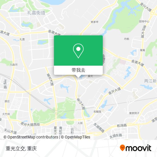 重光立交地图