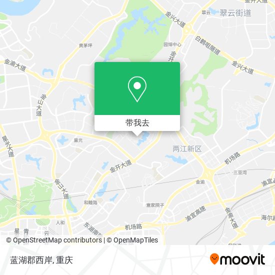 蓝湖郡西岸地图