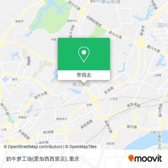 奶牛梦工场(爱加西西里店)地图