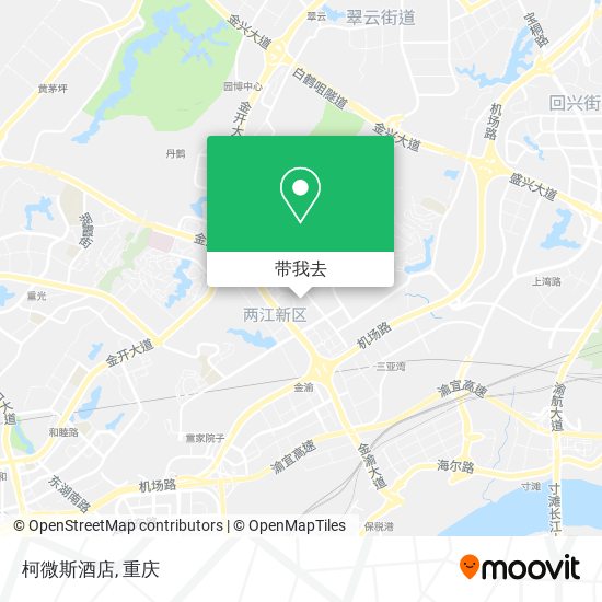 柯微斯酒店地图