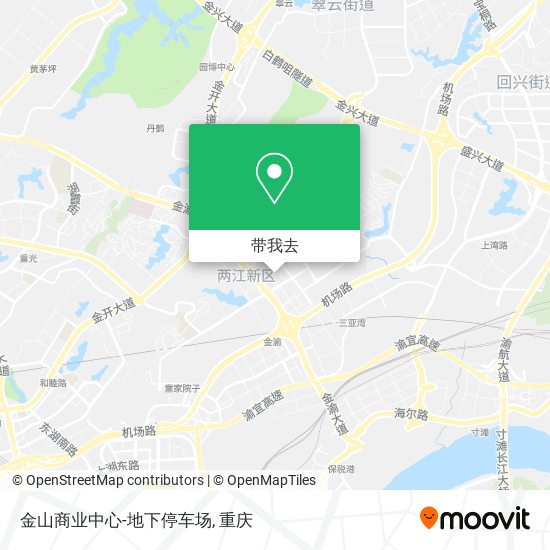金山商业中心-地下停车场地图