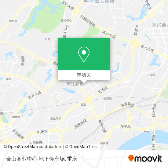 金山商业中心-地下停车场地图