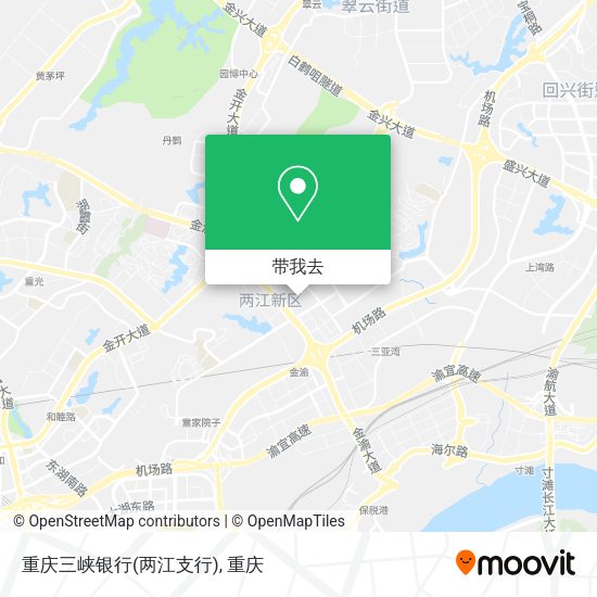 重庆三峡银行(两江支行)地图