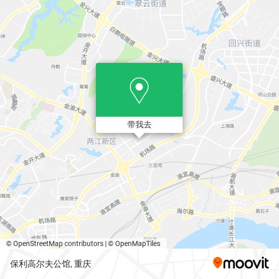 保利高尔夫公馆地图