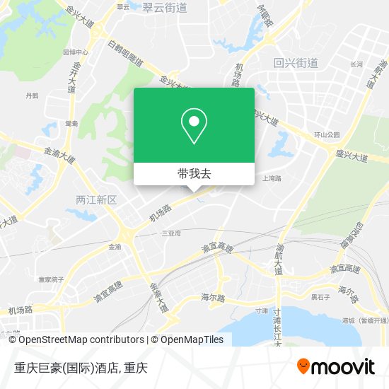 重庆巨豪(国际)酒店地图