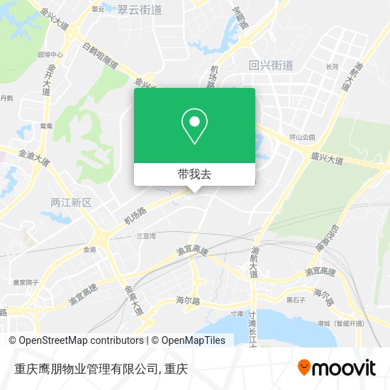 重庆鹰朋物业管理有限公司地图