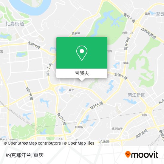 约克郡汀兰地图
