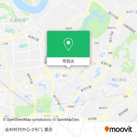 金科时代中心-2号门地图