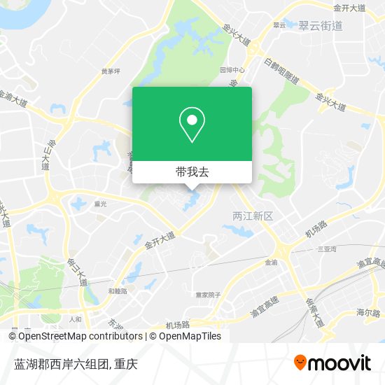 蓝湖郡西岸六组团地图