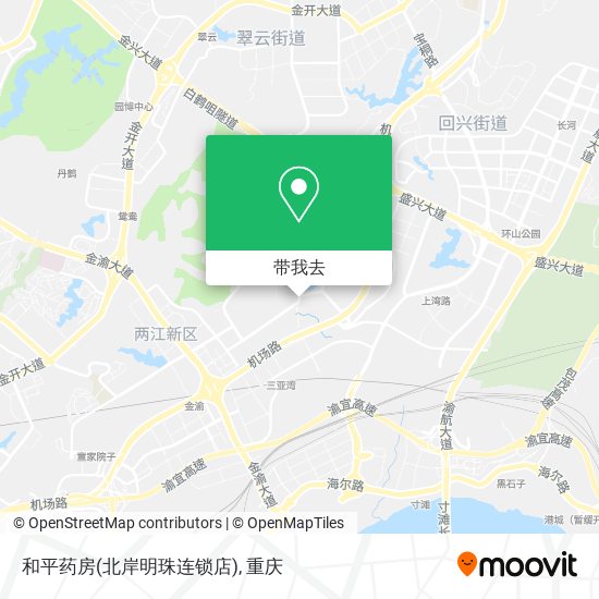 和平药房(北岸明珠连锁店)地图