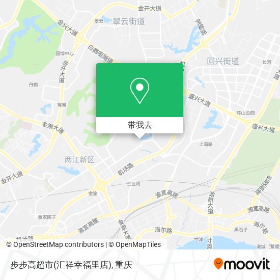 步步高超市(汇祥幸福里店)地图