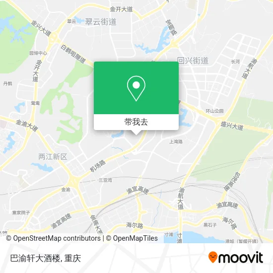 巴渝轩大酒楼地图