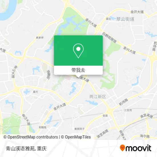 青山溪语雅苑地图