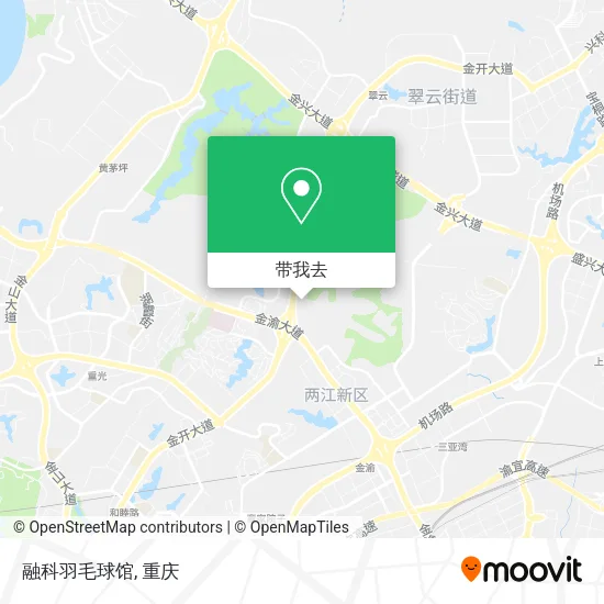 融科羽毛球馆地图
