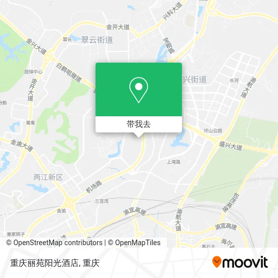 重庆丽苑阳光酒店地图