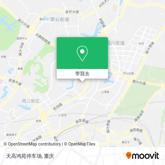 天高鸿苑停车场地图