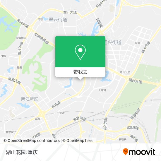 湖山花园地图