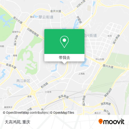 天高鸿苑地图