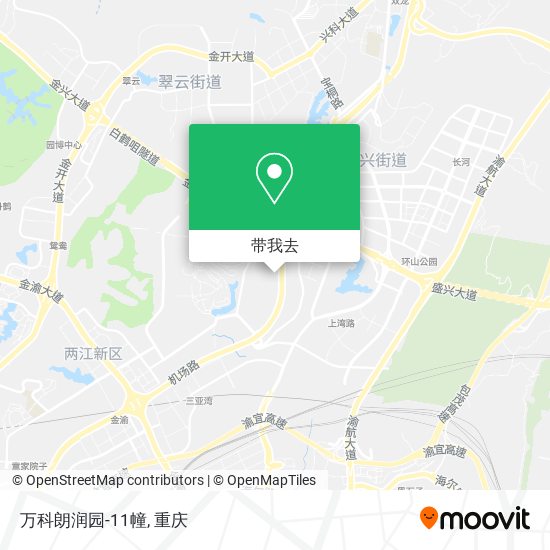 万科朗润园-11幢地图