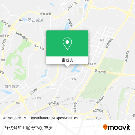 绿优鲜加工配送中心地图