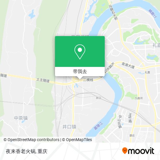 夜来香老火锅地图