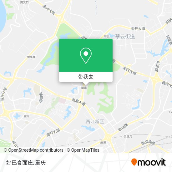 好巴食面庄地图