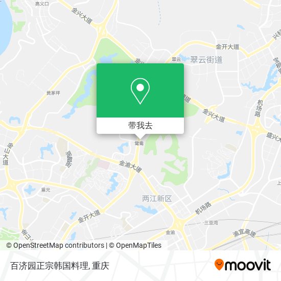 百济园正宗韩国料理地图