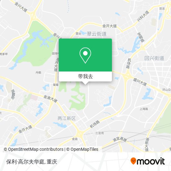 保利·高尔夫华庭地图