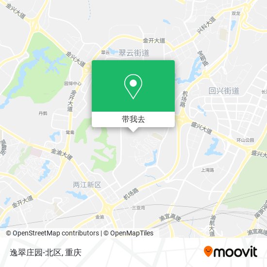 逸翠庄园-北区地图