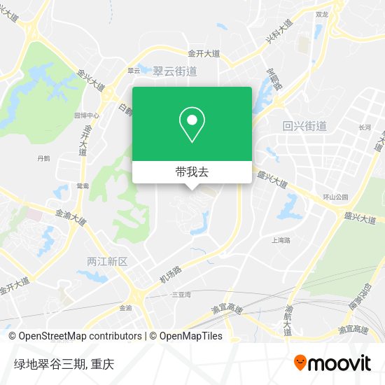 绿地翠谷三期地图