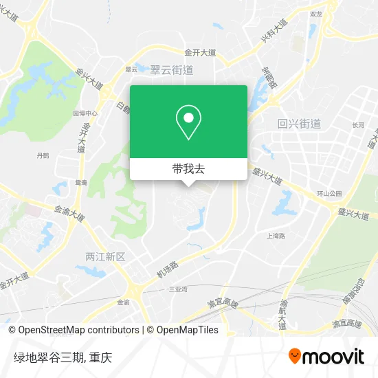 绿地翠谷三期地图