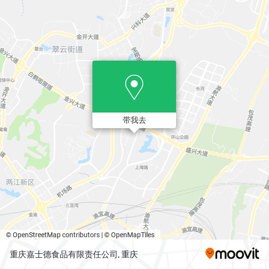 重庆嘉士德食品有限责任公司地图