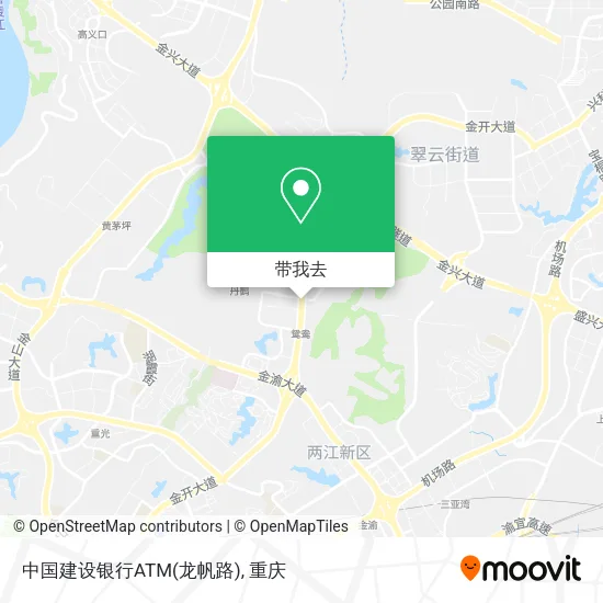 中国建设银行ATM(龙帆路)地图
