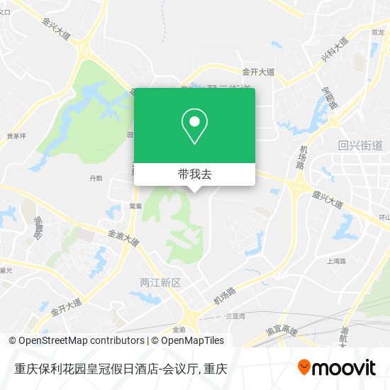 重庆保利花园皇冠假日酒店-会议厅地图