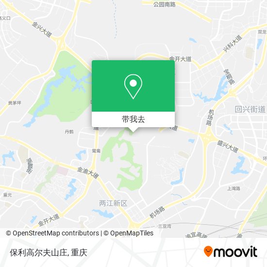 保利高尔夫山庄地图