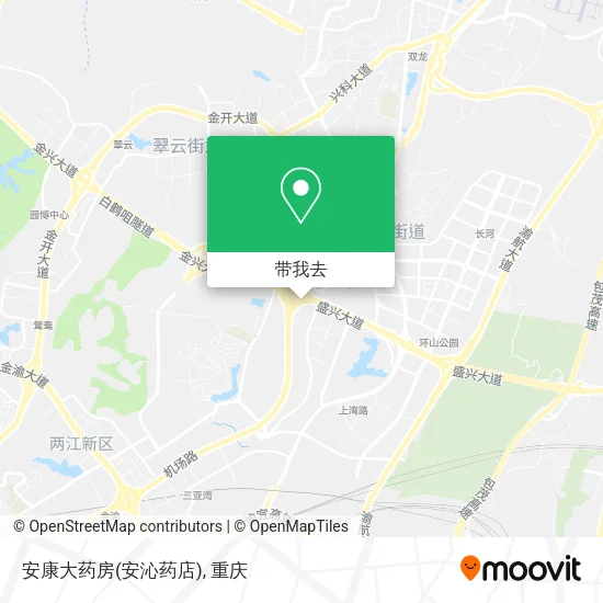 安康大药房(安沁药店)地图