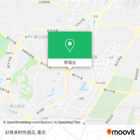好驿来时尚酒店地图