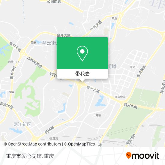 重庆市爱心宾馆地图